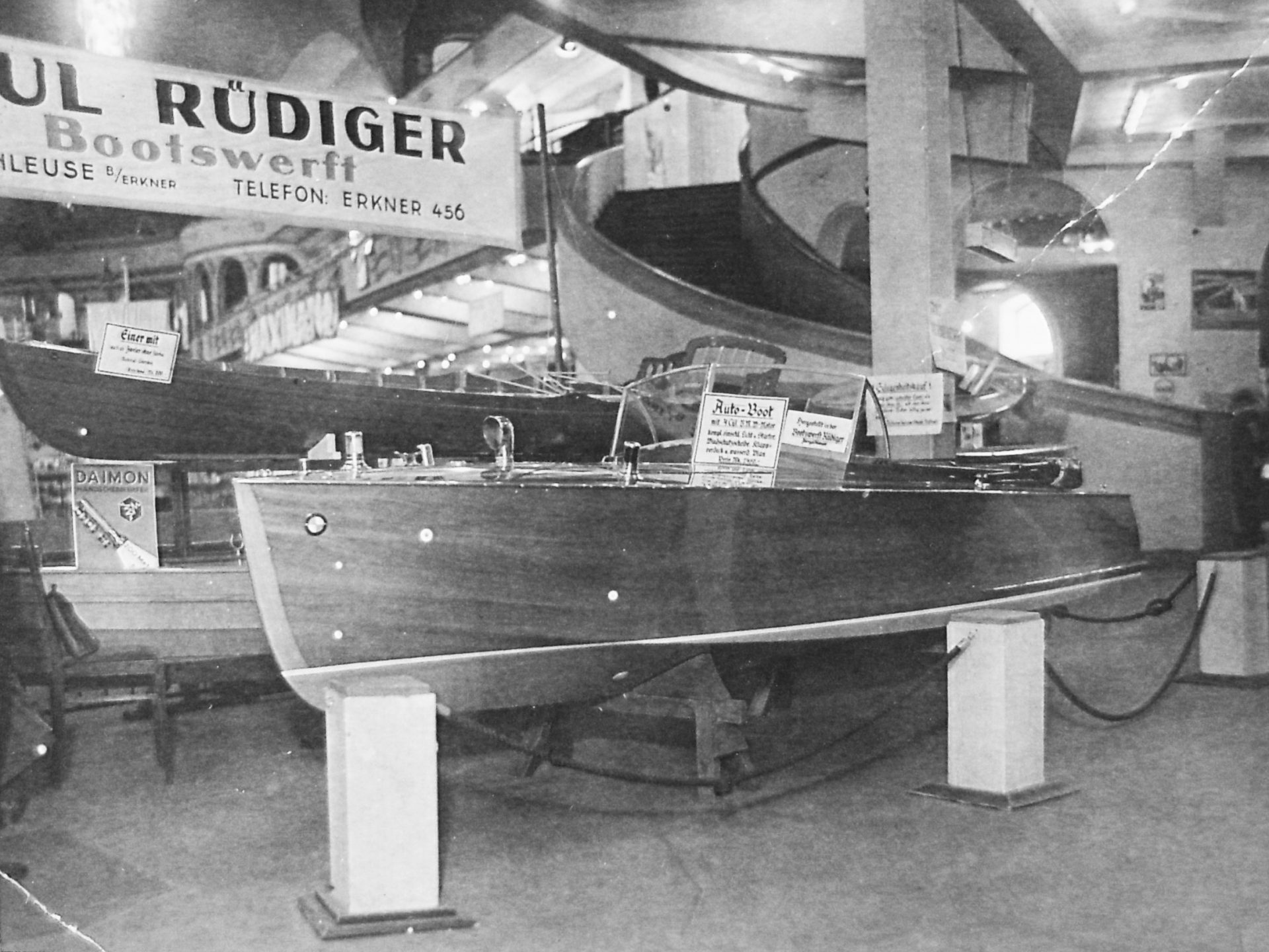 Sportpalast in Berlin 1932 – Wellenbinder mit BMW Motor 15PS