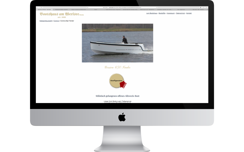 Corsiva 650 Konfigurator