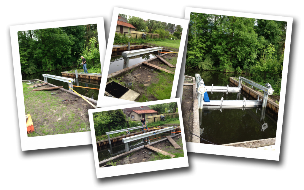 Montage eines Bootslift